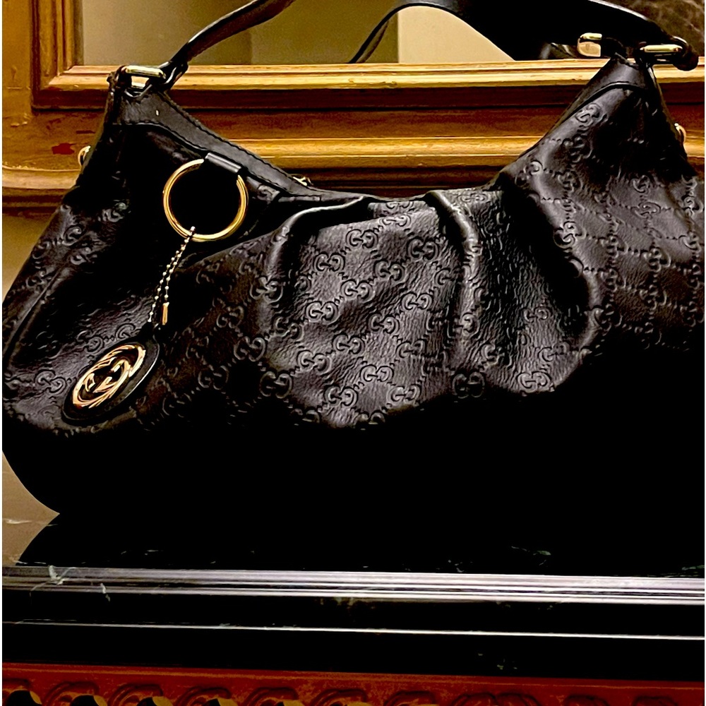 Gucci Sukey Hobo Guccissima Leather Medium